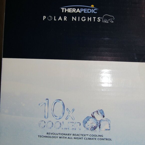 Therapedic Polar Nights Cooling Memory Foam Knee Pillow - Picture 3 of 12